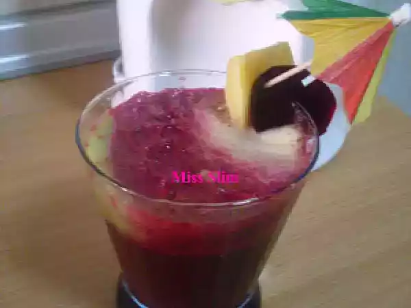 Receita Sumo de beterraba com abacaxi