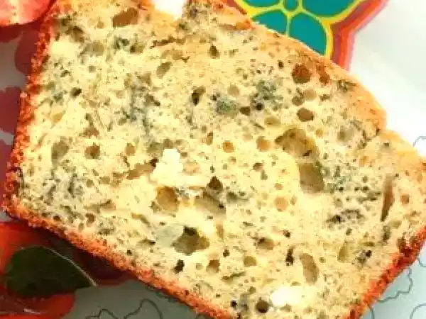 Receita Bolo de ervas frescas e gorgonzola