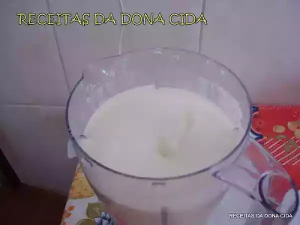 Receita Maionese de leite caseira