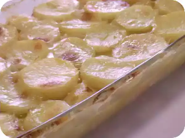 Receita Gratinado de frango e batata