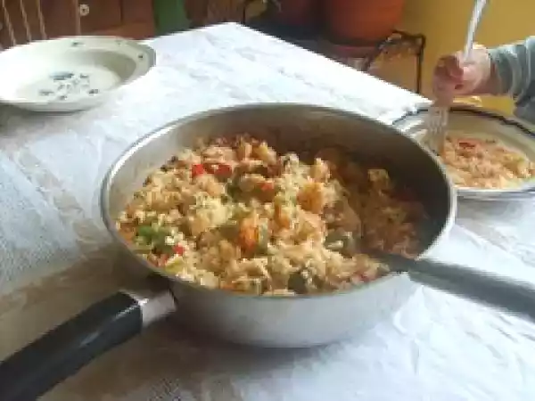 Receita Arroz de tamboril
