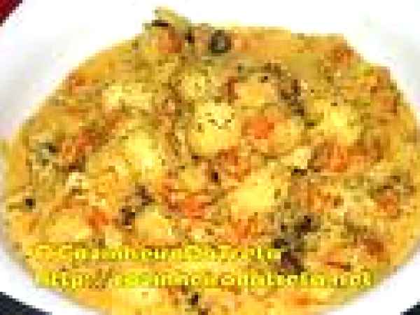 Receita Caril de bacalhau