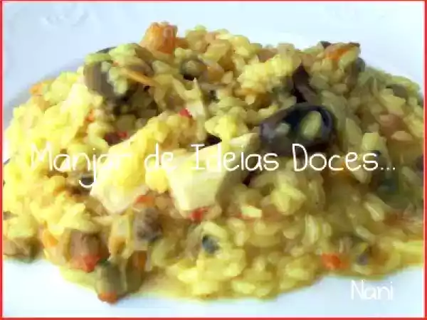 Receita Risoto de camarão, berbigão e especiarias