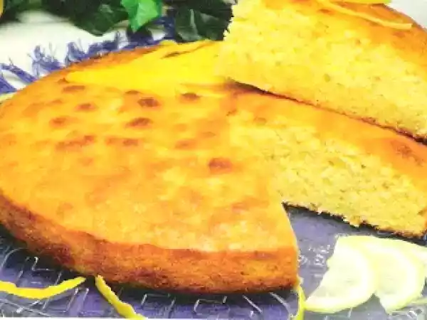 Receita Bolo de amêndoa e limão