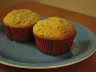 Receita Muffins de limão e semente de papoula (lemon poppy seed muffins)