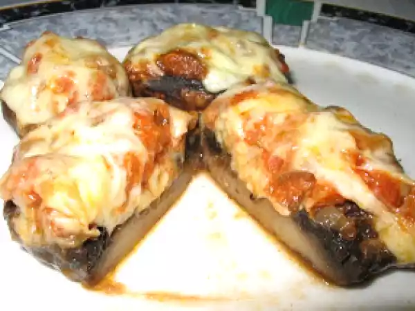 Receita Cogumelos portobello recheados