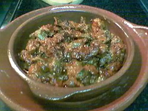 Receita Moelas guisadas