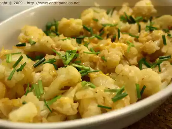Receita Couve-flor refogada simples