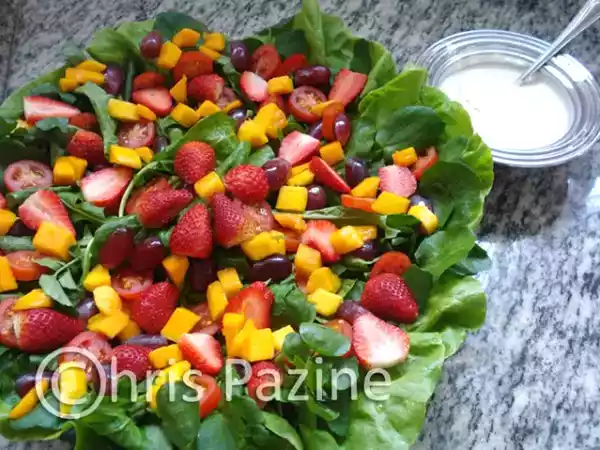 Receita Salada tropical da chris