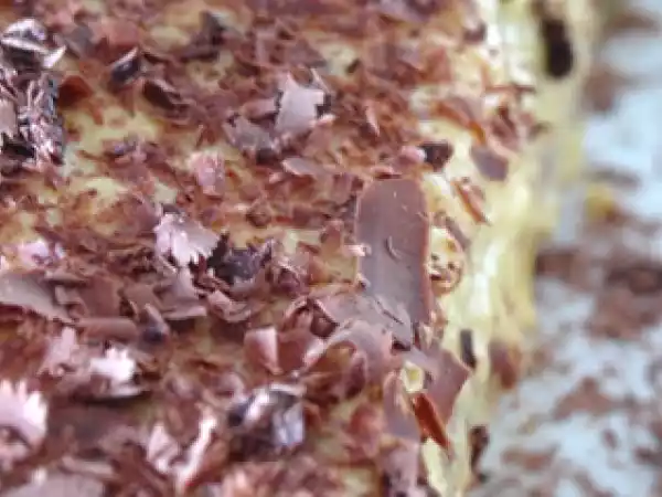 Receita Bolo com creme de baunilha