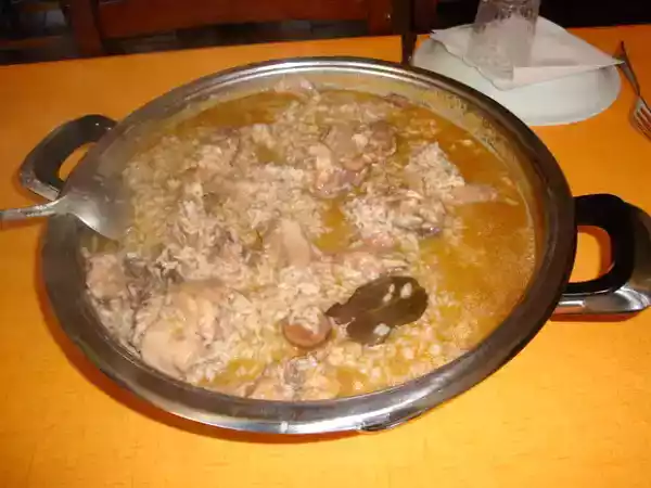 Receita Arroz de coelho