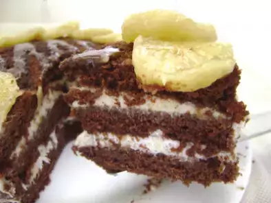 Receita Mini bolo de chocolate e banana