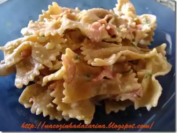 Receita Macarrão à carbonara light