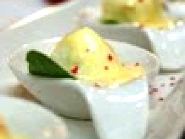 Receita Mussarela de búfala marinada com iogurte