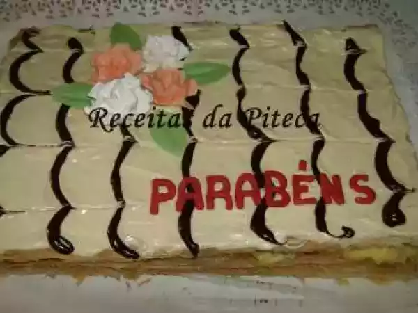 Receita Bolo de aniversário da minha cunhada