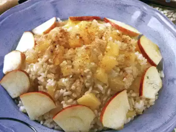 Receita Risotto de maçã