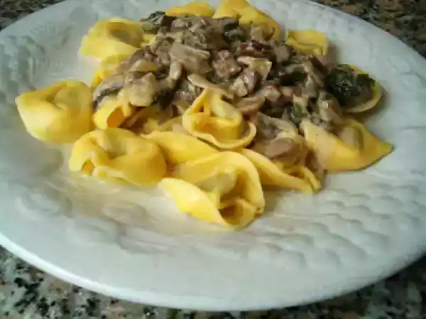 Receita Molho de cogumelos e salva