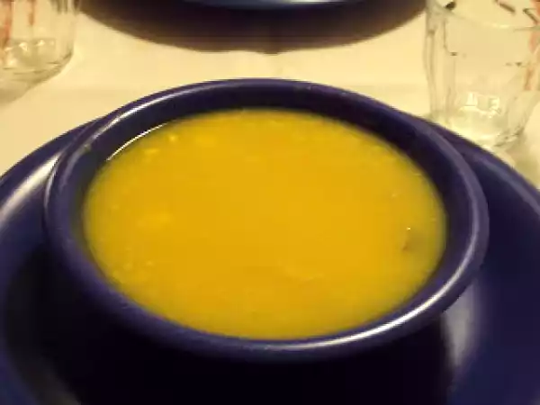 Receita Sopa de abóbora e maçã á moda da tia maria