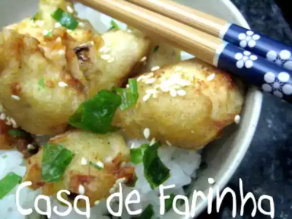 Receita Tempura de frango