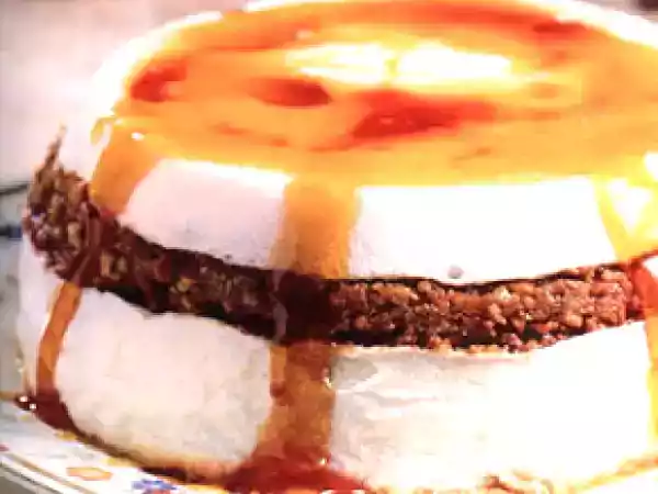 Receita Pudim de claras crocante
