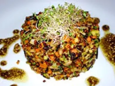 Receita Quinua com arroz selvagem e aveia (vegana)