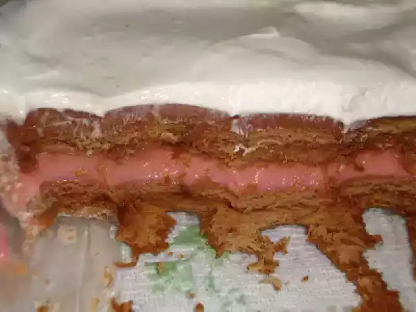 Receita Doce de bolacha e pudim