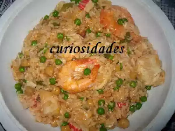 Receita Arroz de peixe