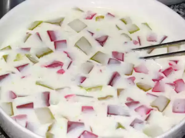 Receita Gelatina tutti-frutti
