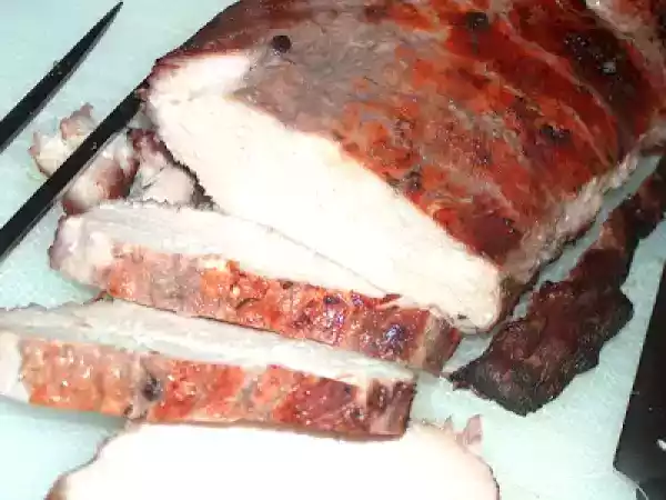 Receita Lombo de porco assado com pimenta em grão