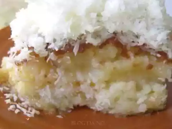 Receita Bolo de côco