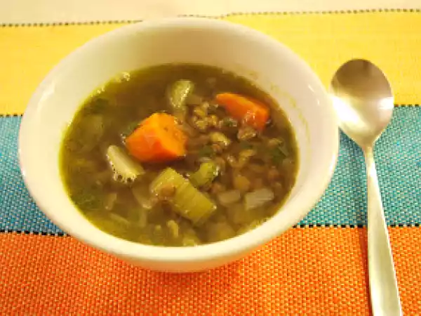 Receita Sopa de lentilhas toscana