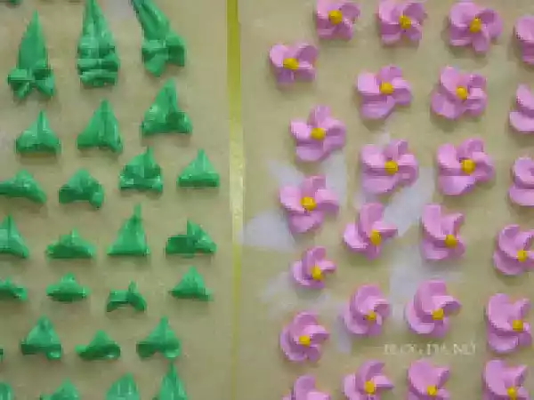 Receita Flores de açúcar