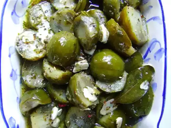 Receita Salada conserva de jiló
