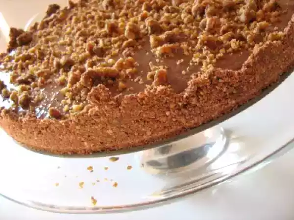 Receita Tarte de brigadeiro com nogat de nozes
