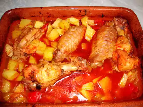 Receita Asas de peru no forno