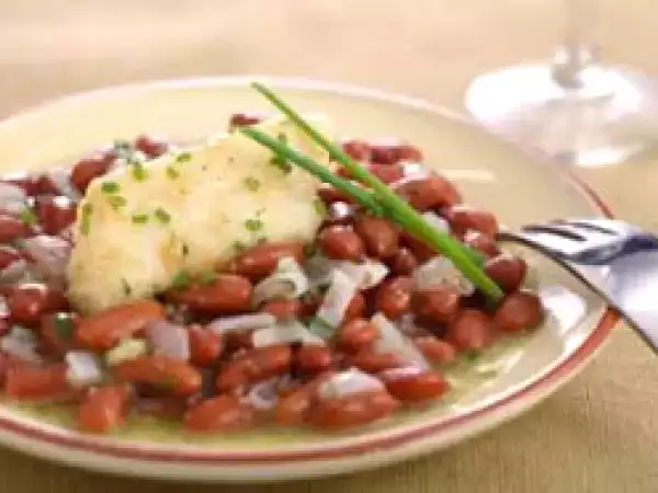 Receita Feijão encarnado com tomate