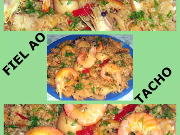 Receita Arroz de chocos