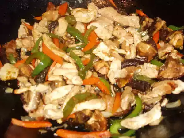 Receita Massa chinesa com peru