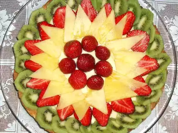 Receita Tarte de fruta