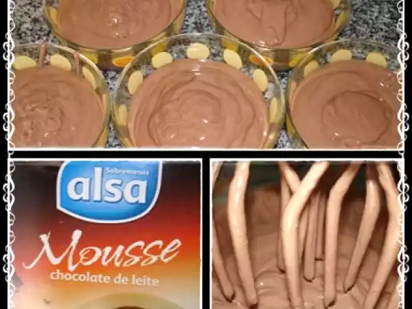 Receita Mousse de chocolate * speedy chef