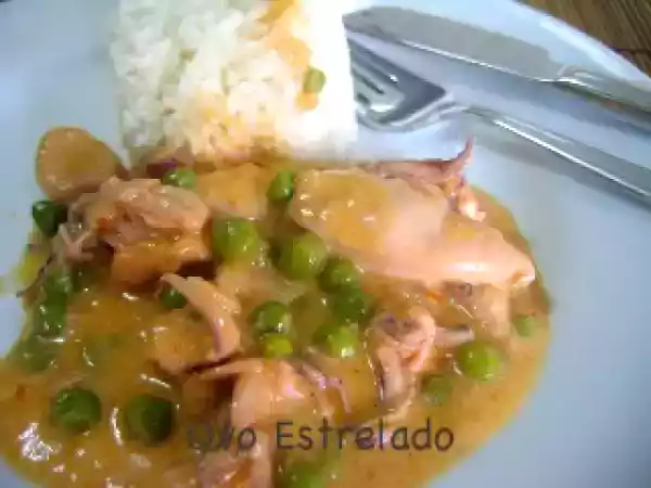 Receita Lulas com molho divinal