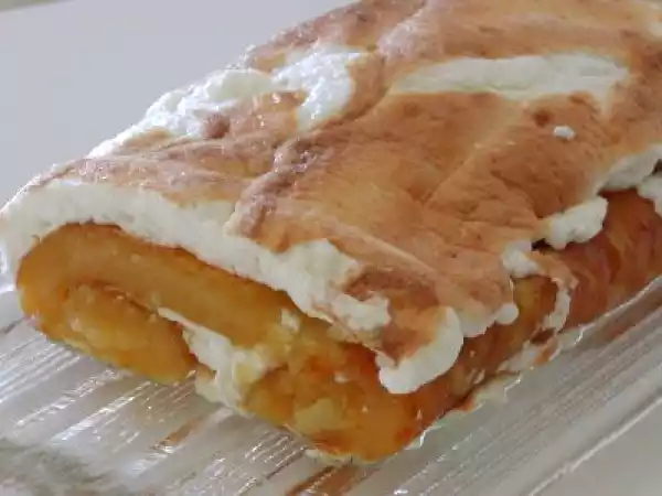 Receita Torta de laranja merengada