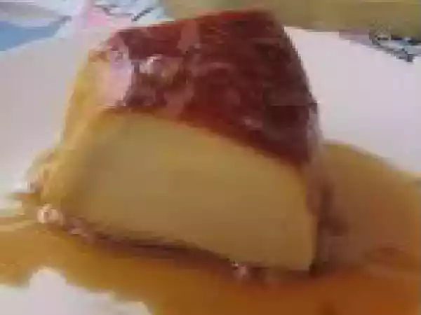 Receita Pudim de chá verde dos açores