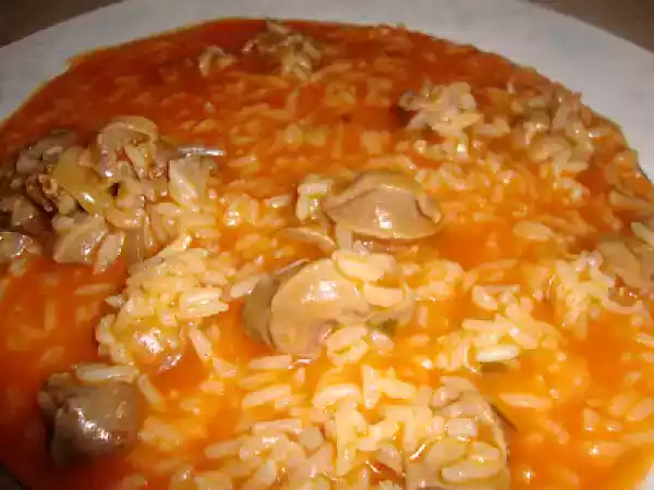 Receita Arroz de moelas