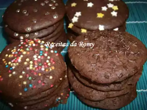 Receita Bolachinhas de chocolate