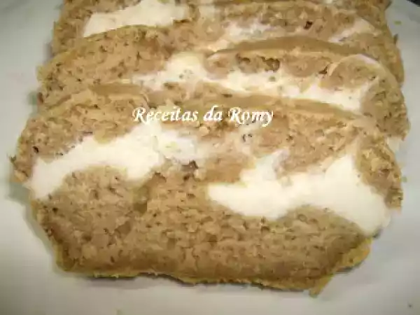 Receita Bolo de abóbora com recheio de cream cheese