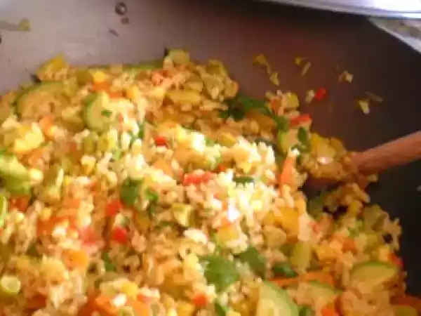 Receita Paella de vegetais