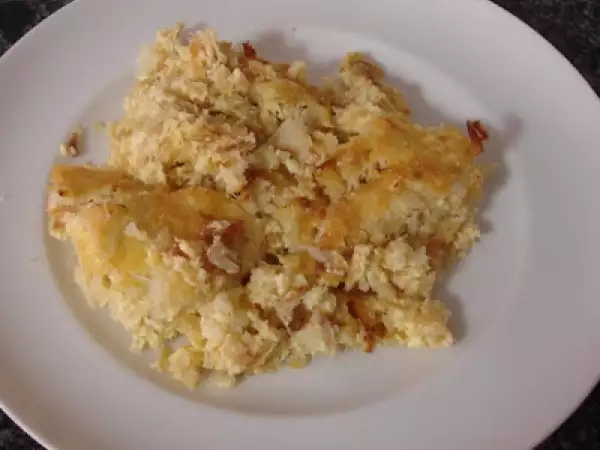 Receita Bacalhau cremoso com couve-flor