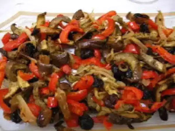 Receita Salada de berinjela