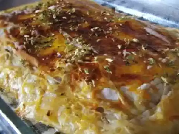 Receita Massa filo com carne picada